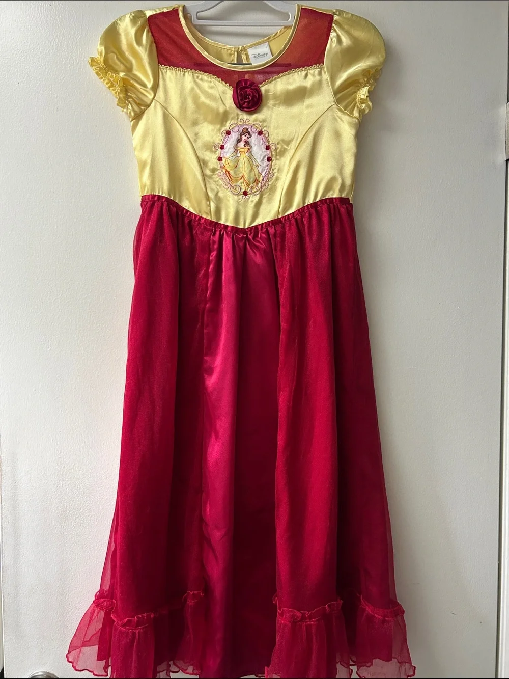 Yellow and Red Belle Princess Costume Dress